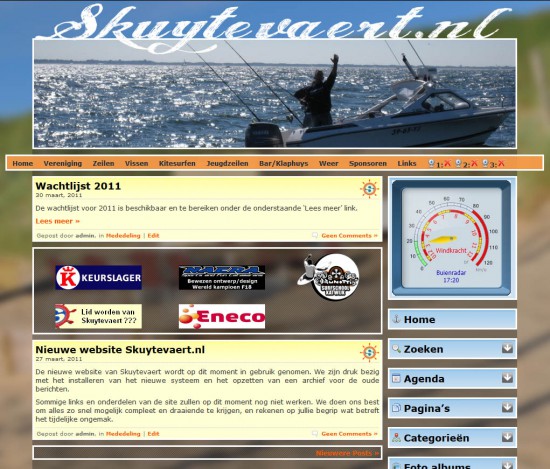 Skuytevaert.nl in 2011